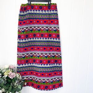 Vintage Adelaars Aristocrat Colorful Quilted Skirt